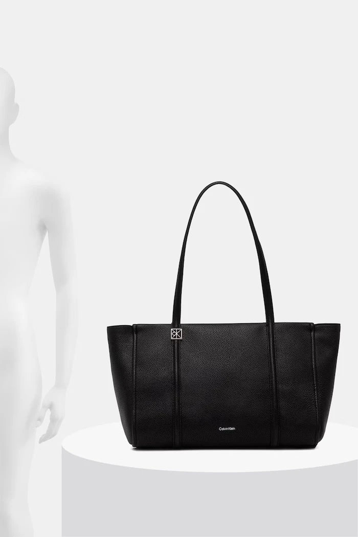 Calvin Klein suni deri kadın alışveriş çantası