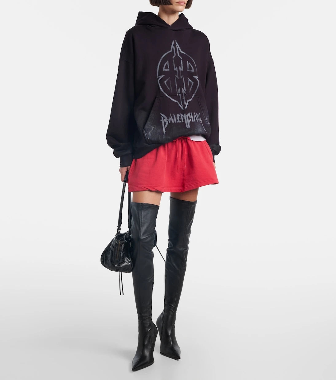 Balenciaga - تنورة قصيرة قطنية