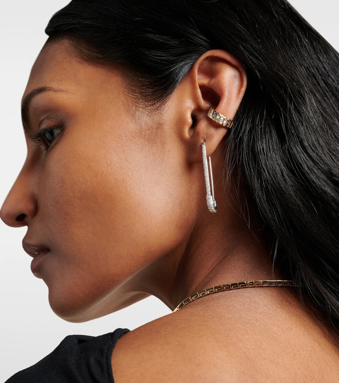 Anita Ko - Zoe 18kt gold ear cuff with diamonds