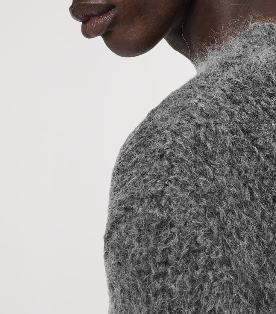 AllSaints Grey Oversized Myles Sweater