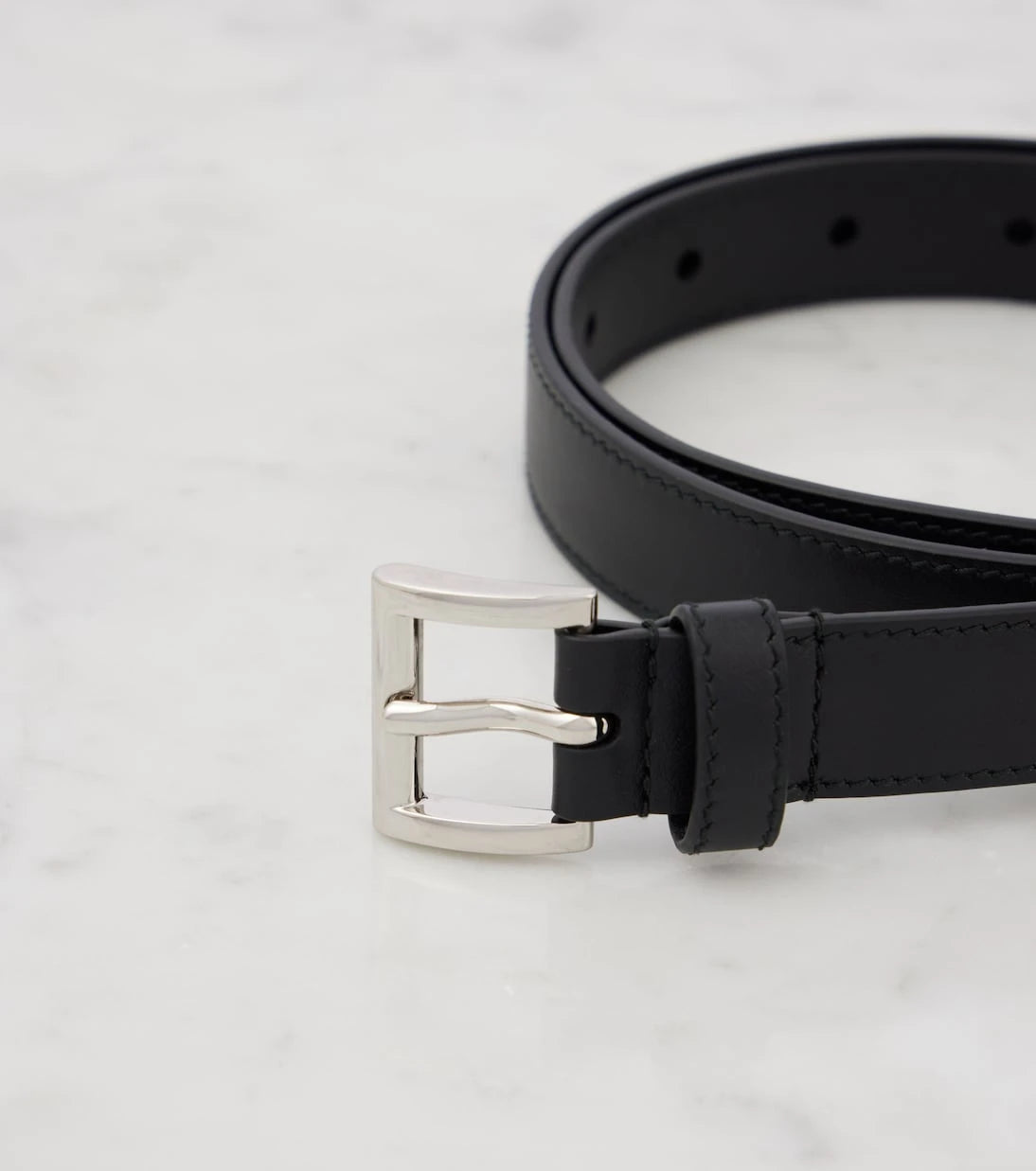 Prada - Logo leather belt