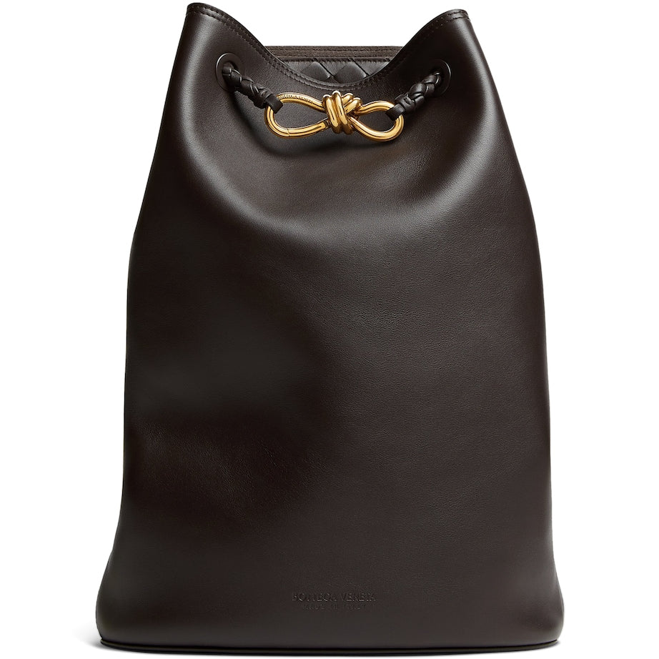 Bottega Veneta Leather Andiamo Backpack