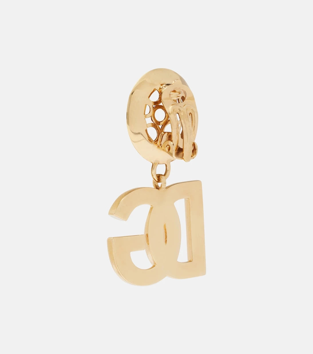 Dolce&Gabbana - DG embellished clip-on earrings