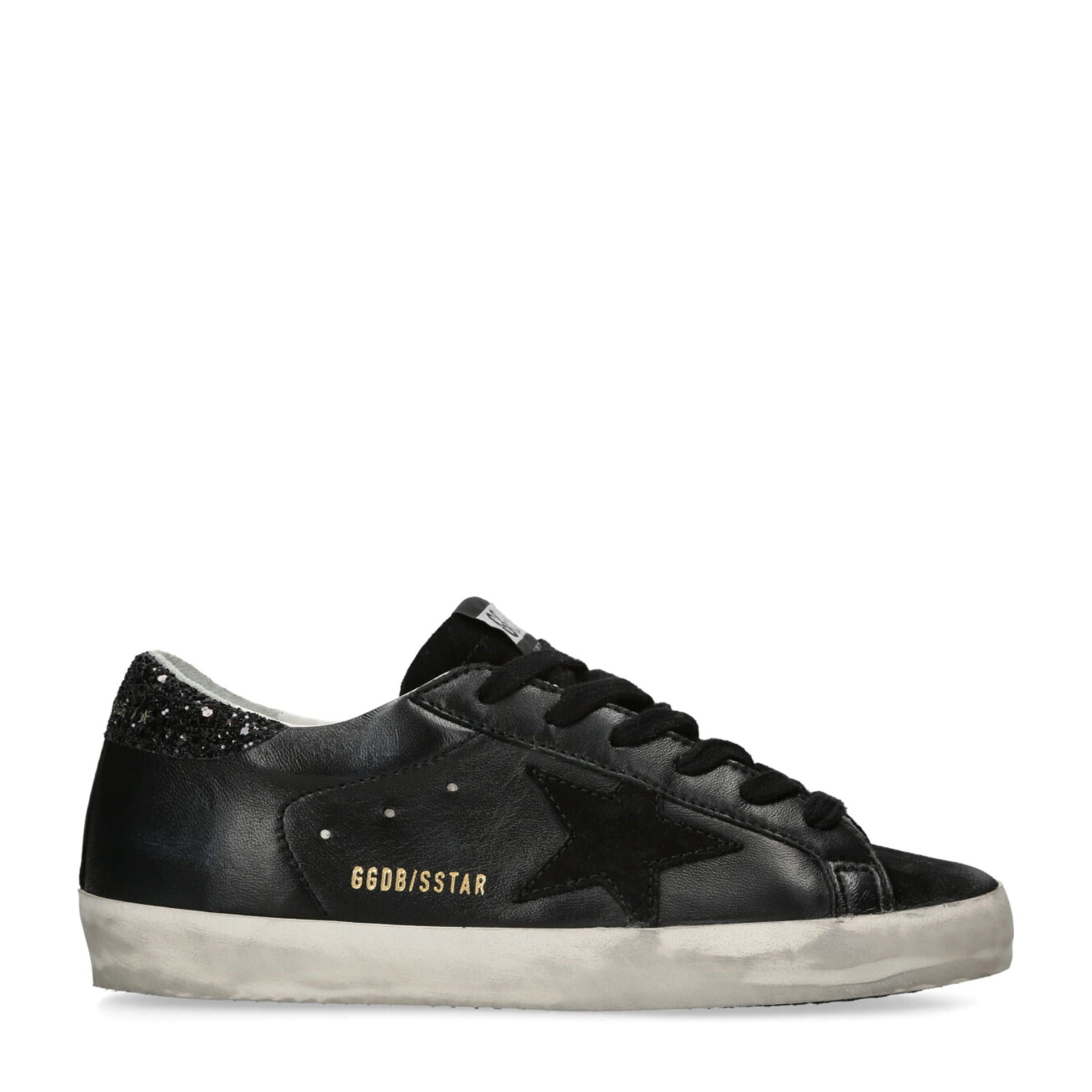 Black Suede Superstar Sneakers
