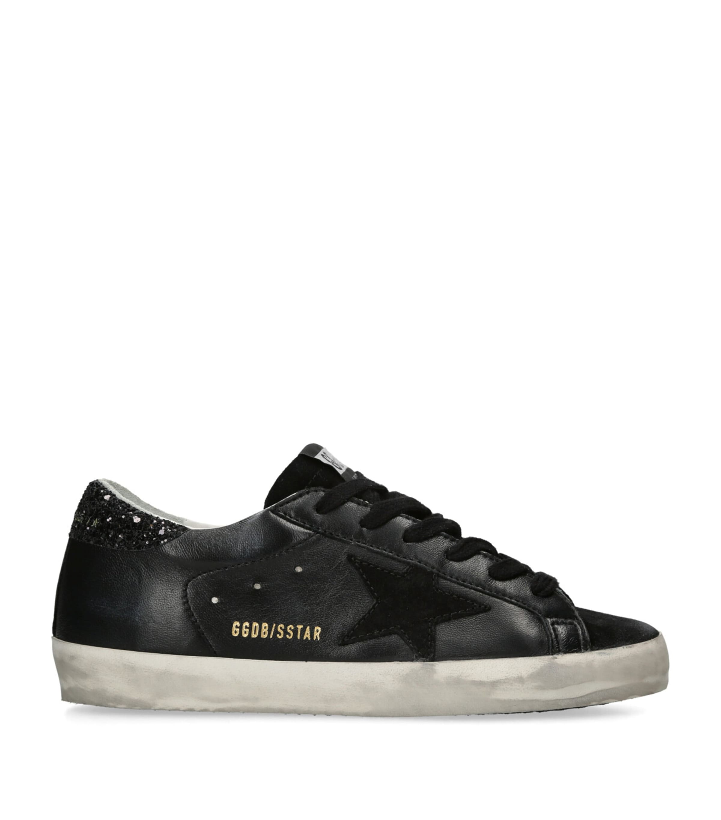Black Suede Superstar Sneakers