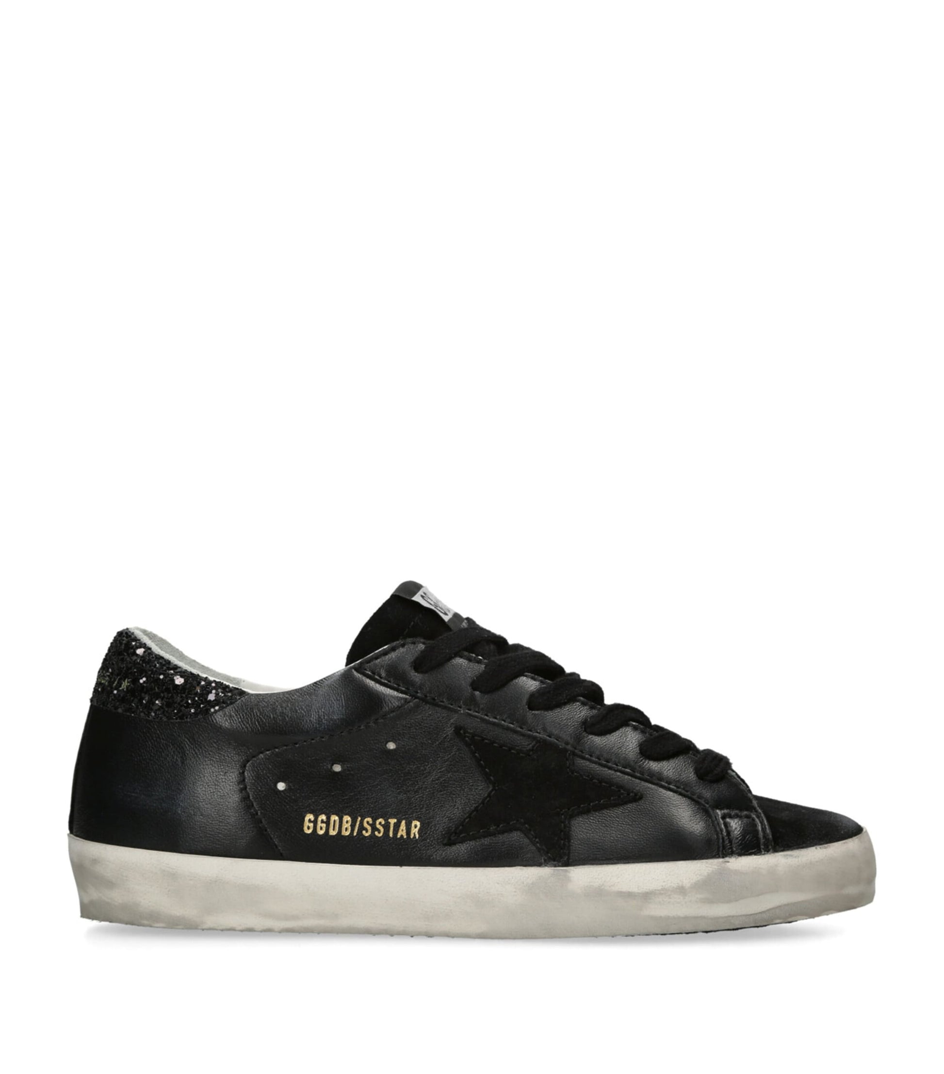 Black Suede Superstar Sneakers