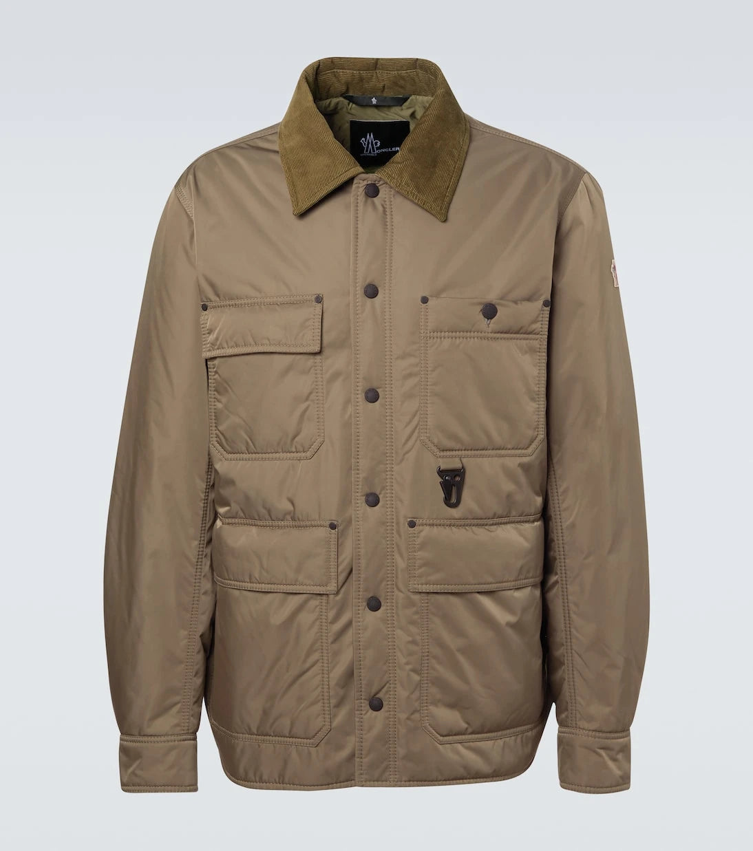 Moncler Grenoble - Waterton corduroy-trimmed down jacket