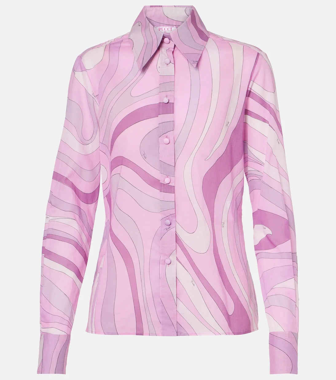 Pucci - Orchidee cotton muslin shirt