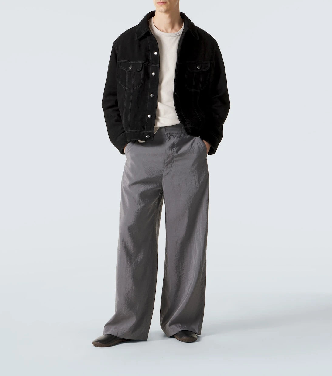 Lemaire - Cotton and linen T-shirt