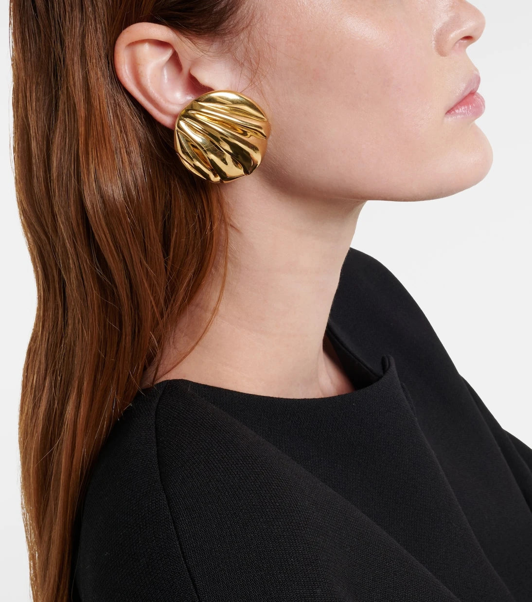 Chloé - Chloé Pleats clip-on earrings