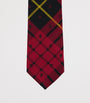McQueen Silk Skull Tartan Tie