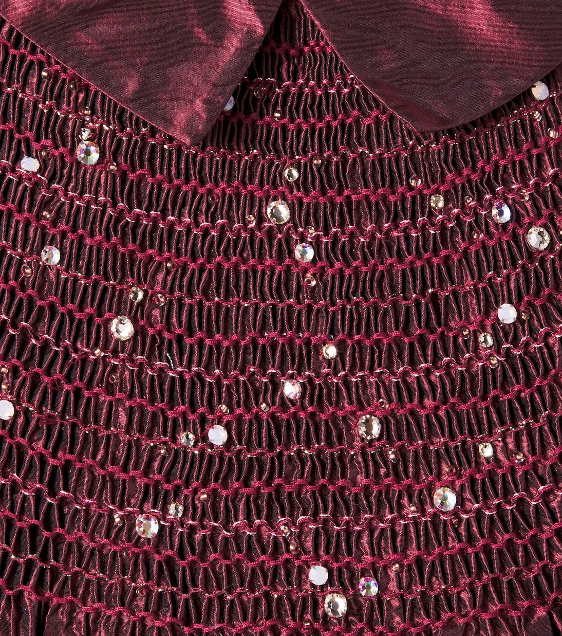 Bonpoint - Jeanne embellished silk taffeta dress
