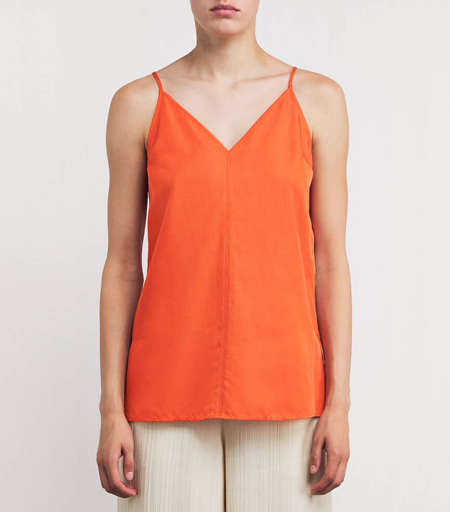 Silk-Cotton Aragon Cami Top SUNDOWN