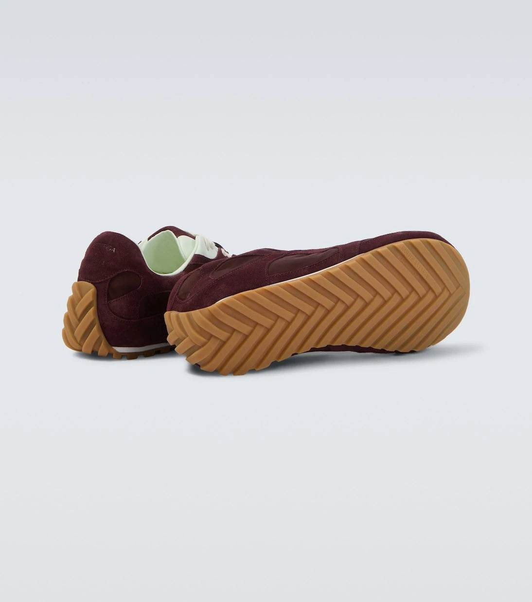 Bottega Veneta - Orbit Flash suede-trimmed sneakers