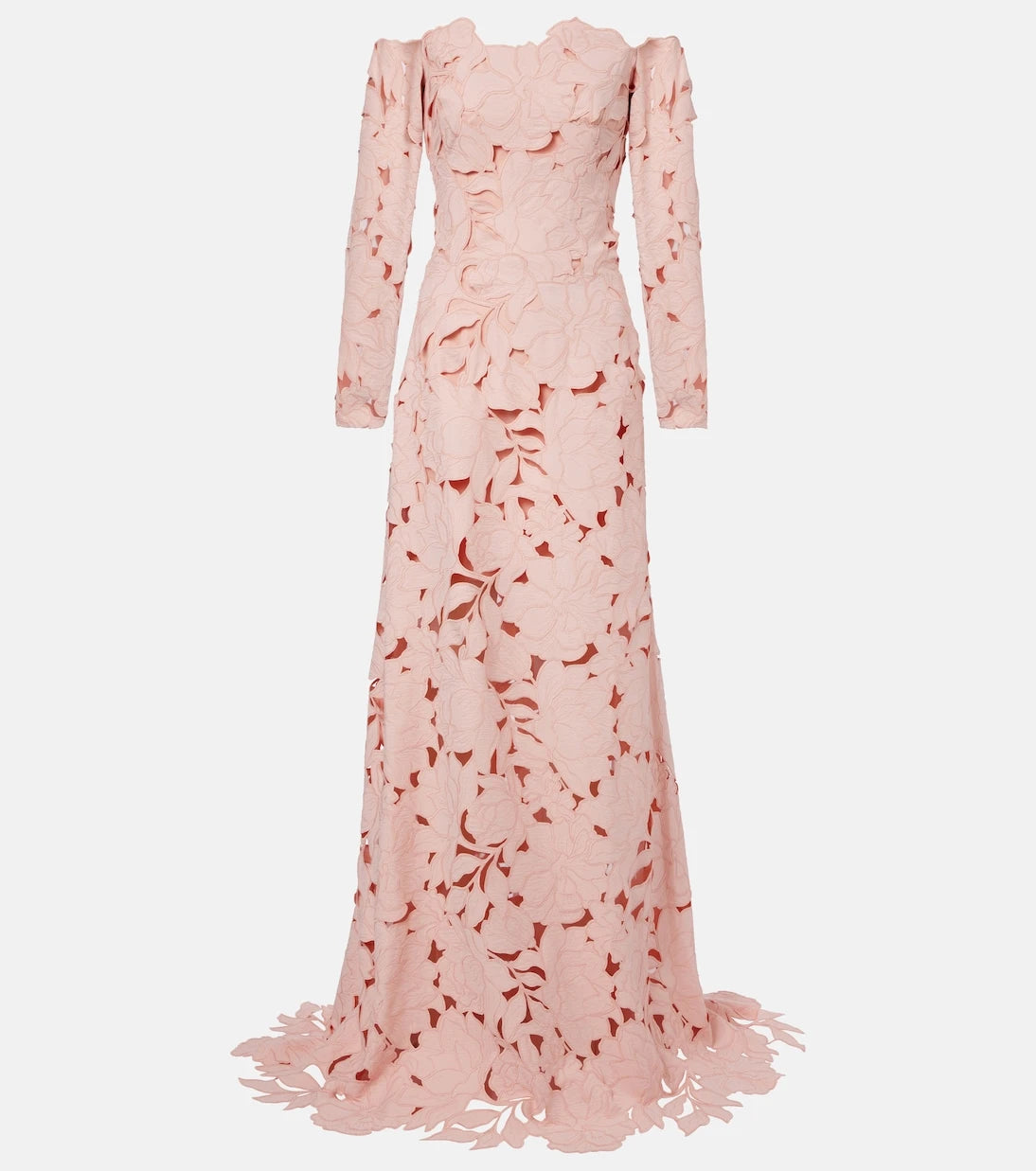 Costarellos - Kasia floral off-shoulder lace gown