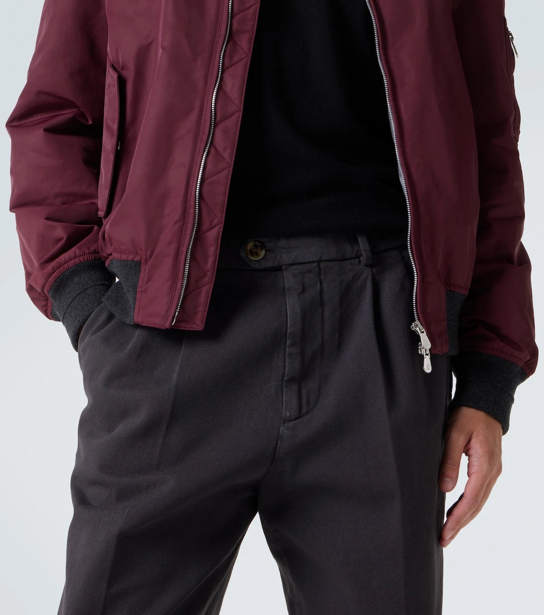 Brunello Cucinelli - Cotton straight pants