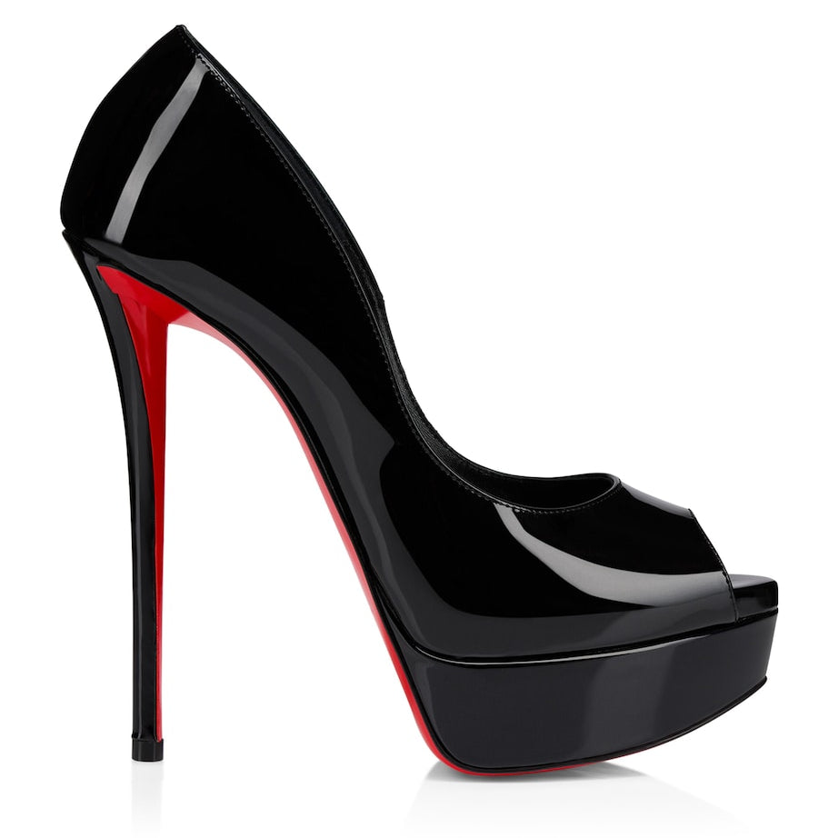 Christian Louboutin Red Lady Z Patent Pumps 160