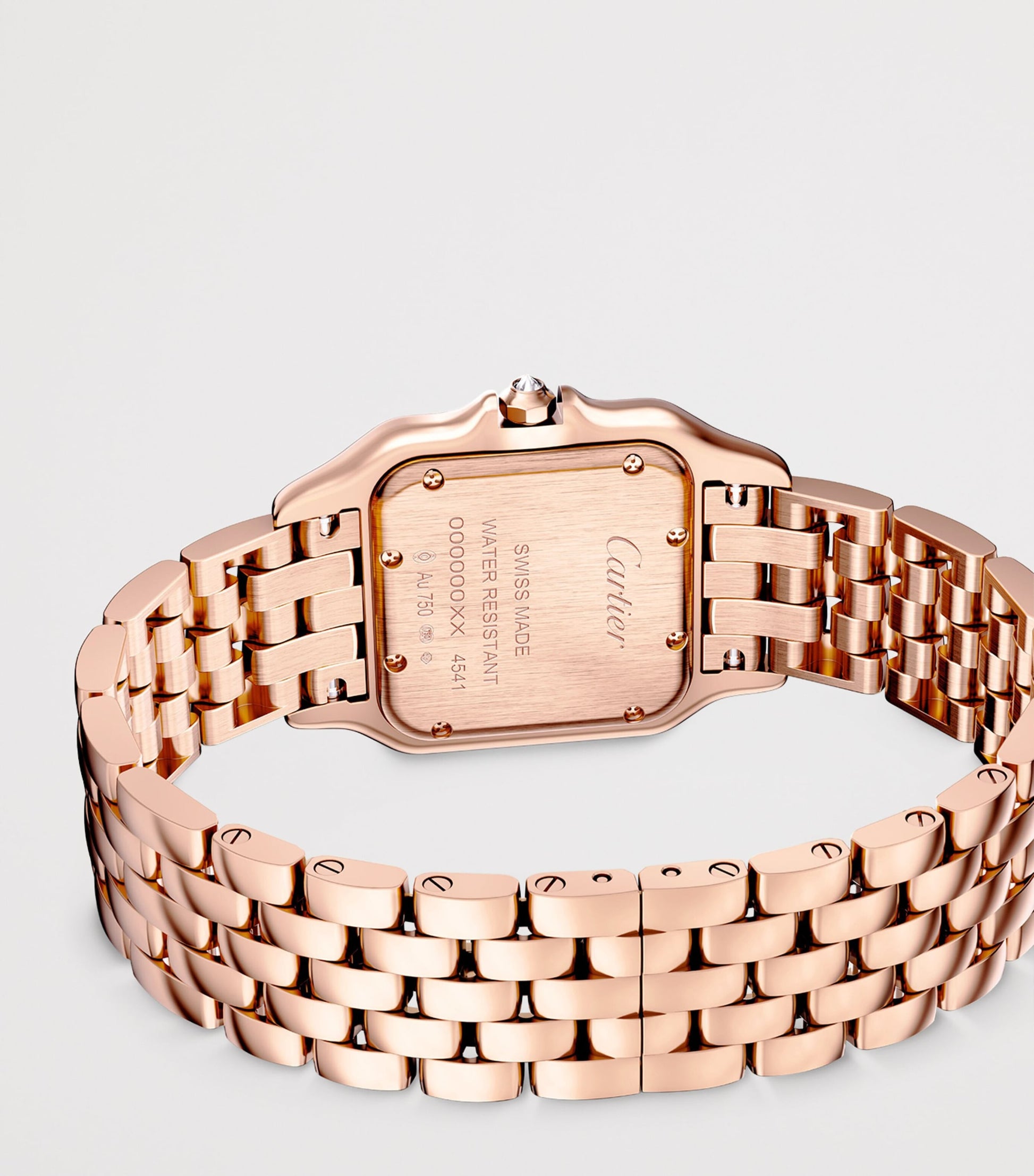 Medium Rose Gold and Diamond Panthère de Cartier Watch 27mm