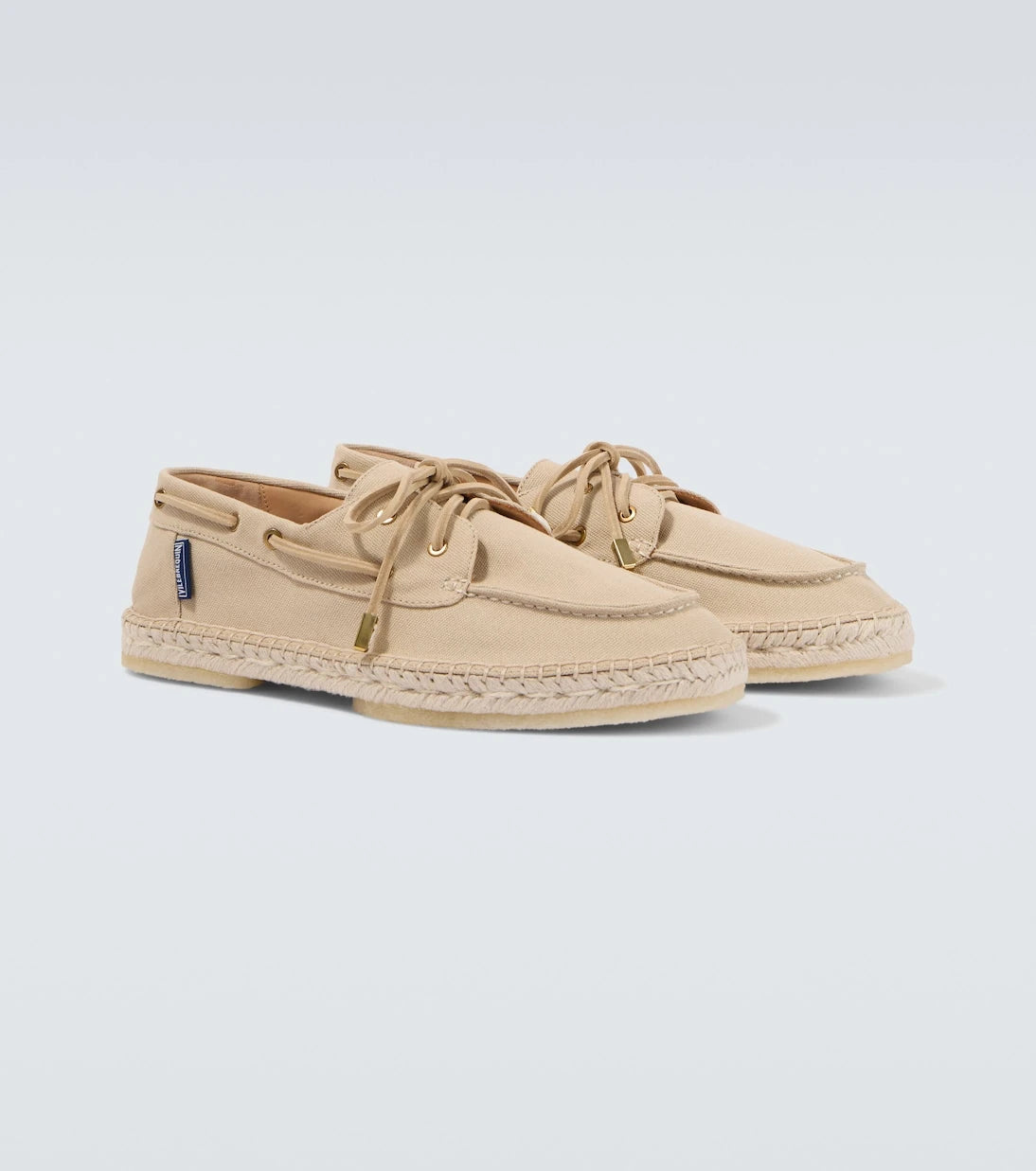 Vilebrequin - Suede-trimmed canvas espadrilles