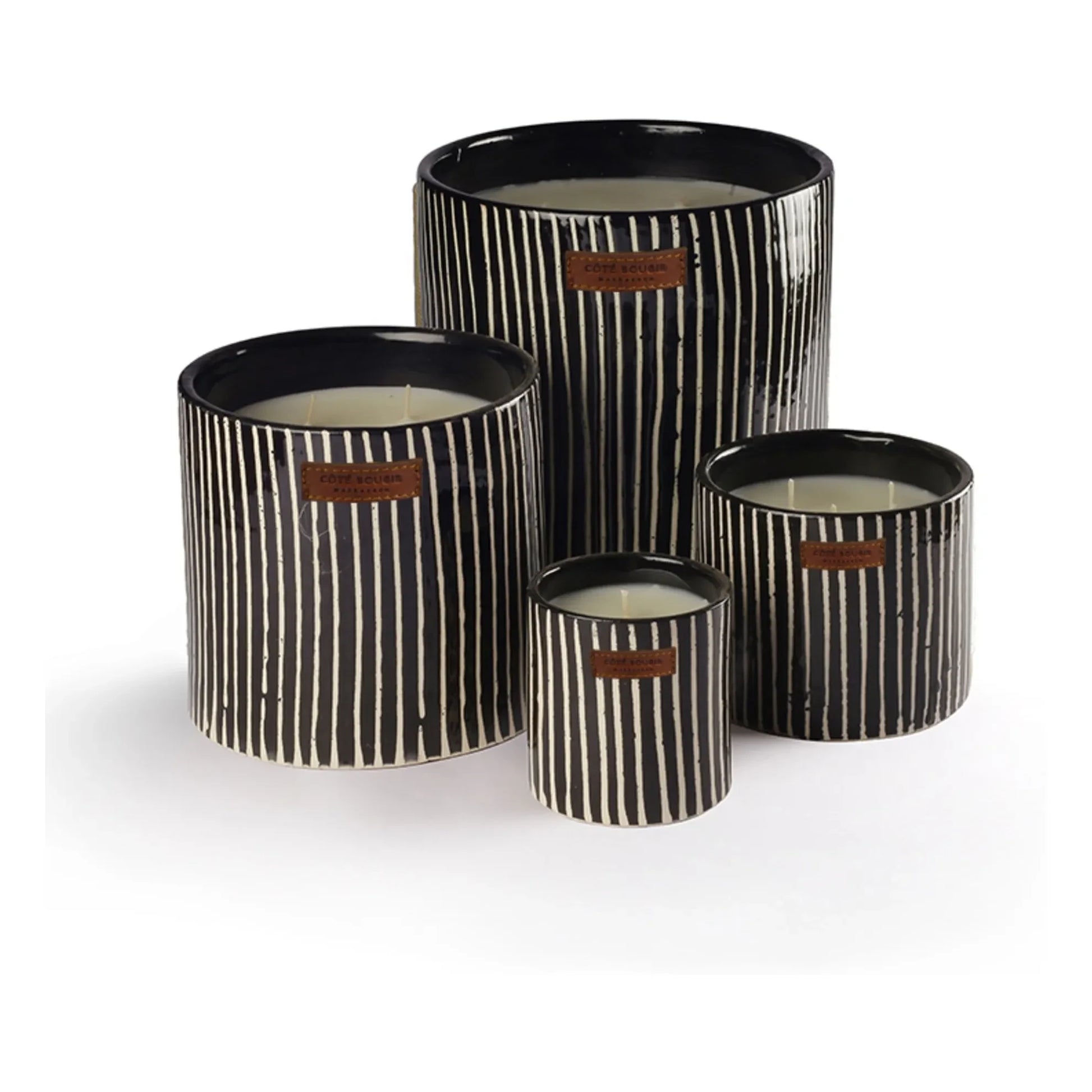 Côté Bougie - Zebra candle - Mandarine Majorelle