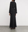 VALENTI Black Knitted Egina Maxi Dress