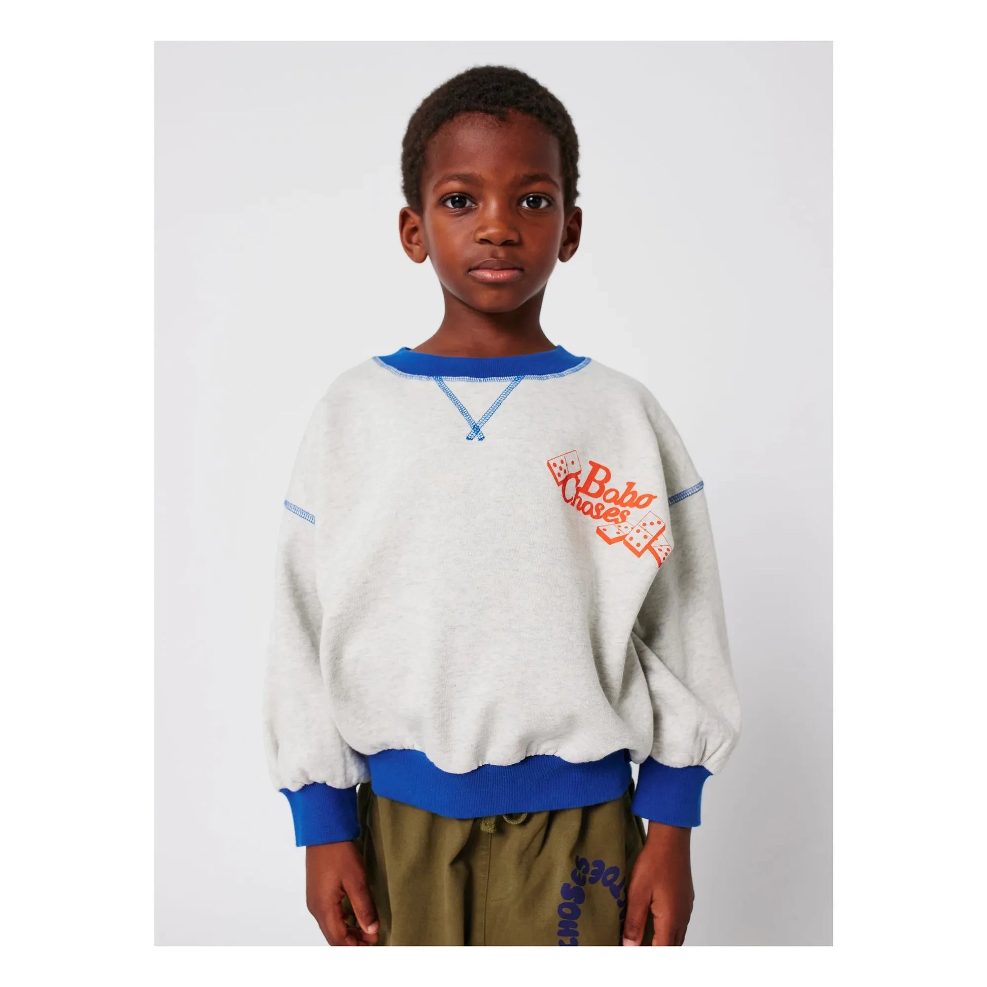 Bobo Choses - Sweat Dice Bobo Choses Organic Cotton | Heather grey
