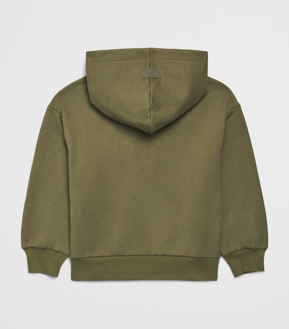 Cotton Embroidered-Detail Hoodie (2-14 Years)