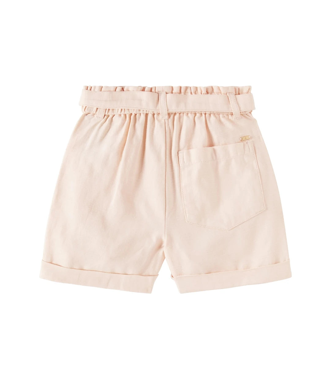 Scotch & Soda Kids - Embellished belted cotton shorts