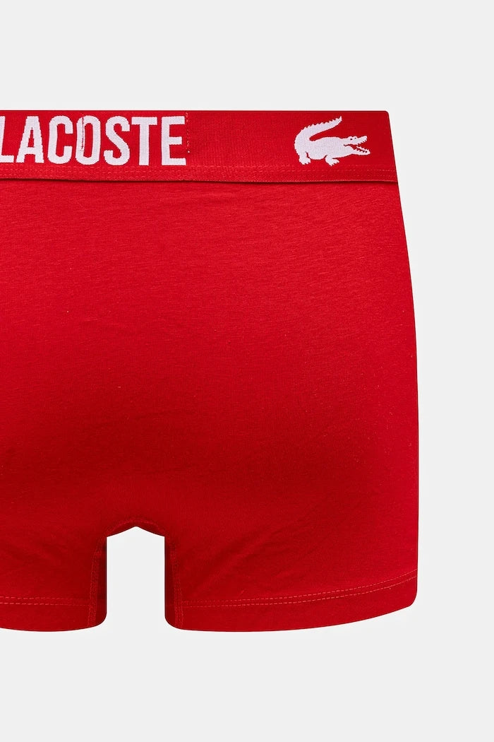 Lacoste erkek pamuklu elastan boxer 3'lü