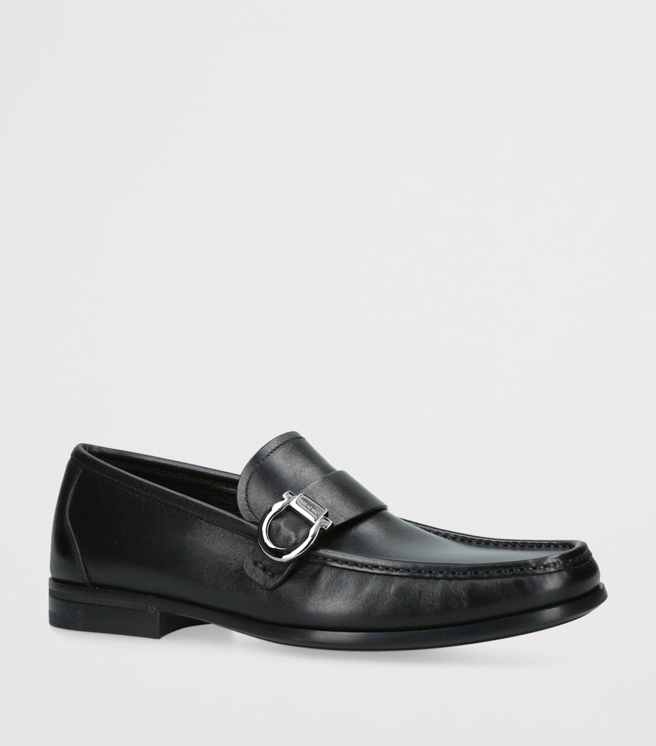 Salvatore Ferragamo Leather Caspian Loafers
