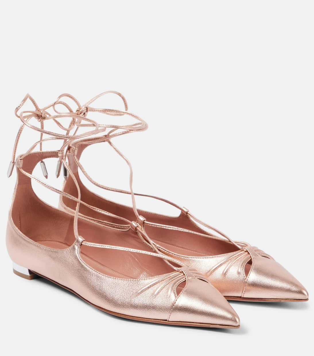 Aquazzura - Gabi leather ballet flats