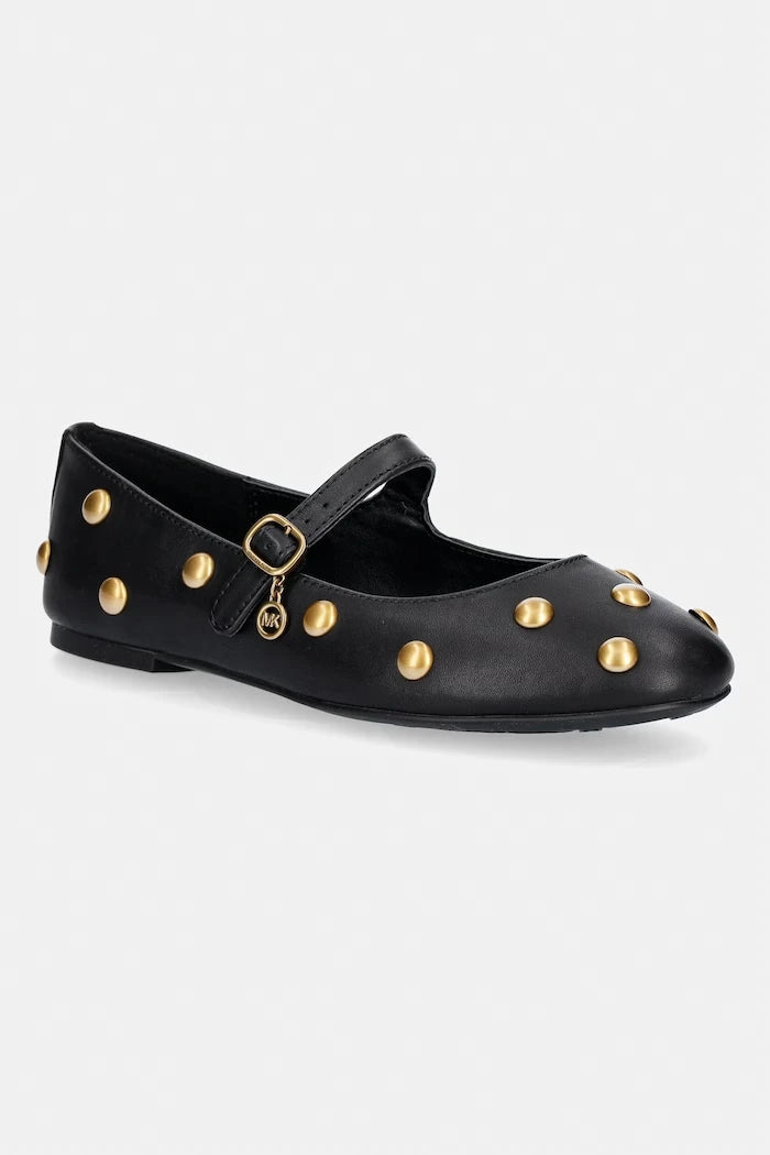 MICHAEL Michael Kors балеринки от кожа Nellie Flex Ballet