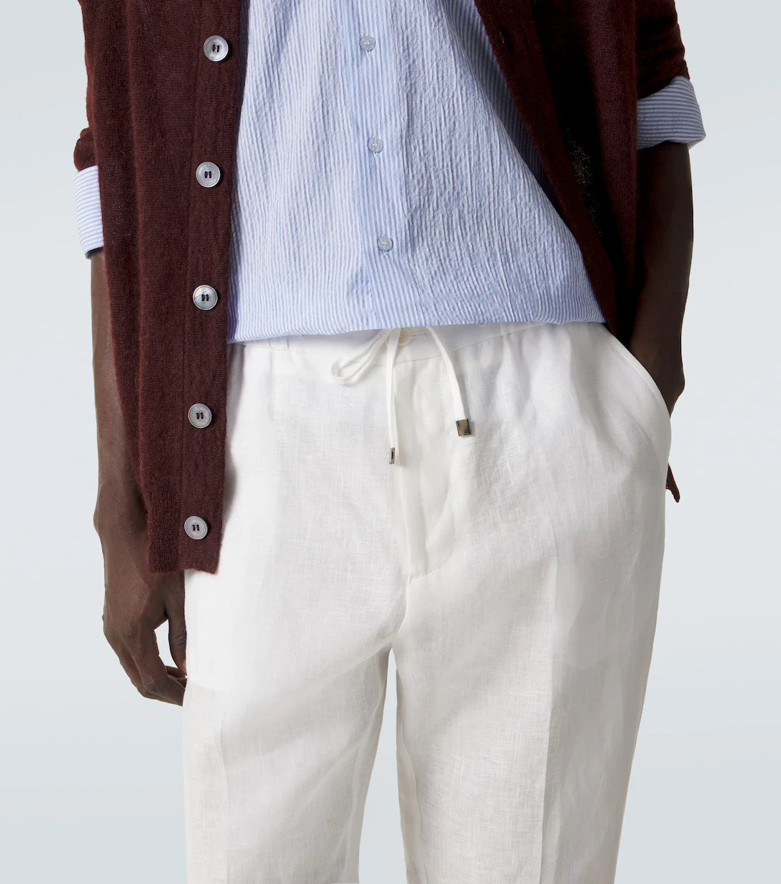 Etro - Linen slim pants