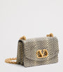Valentino Garavani Small Snakeskin Vain Shoulder Bag