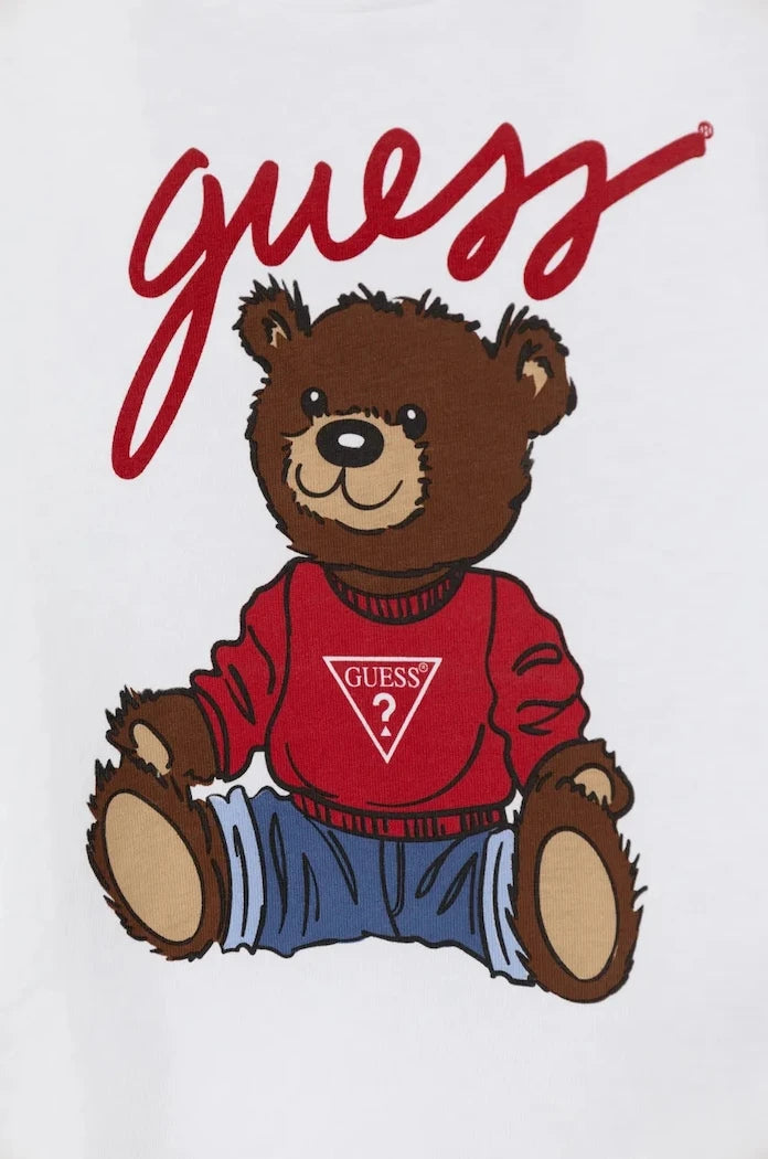 Детска памучна тениска Guess