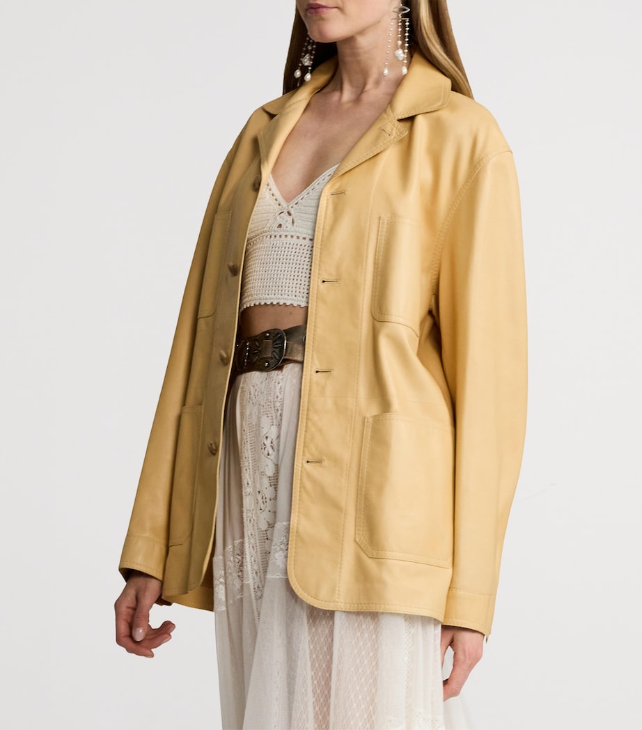 Ralph Lauren Collection Leather Adrianna Jacket