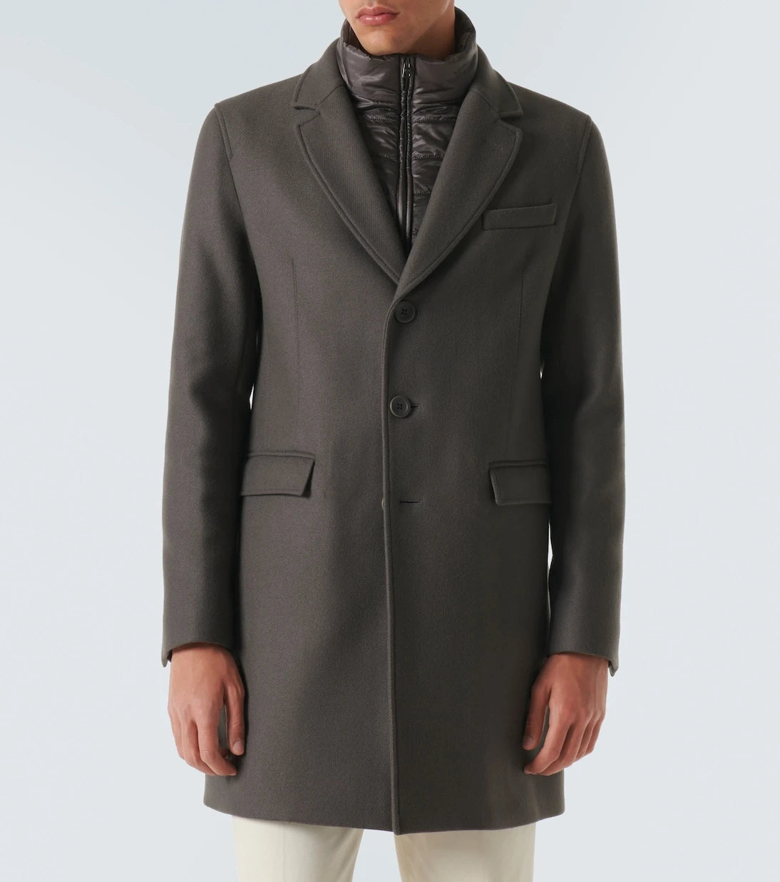 Herno - Wool-blend overcoat