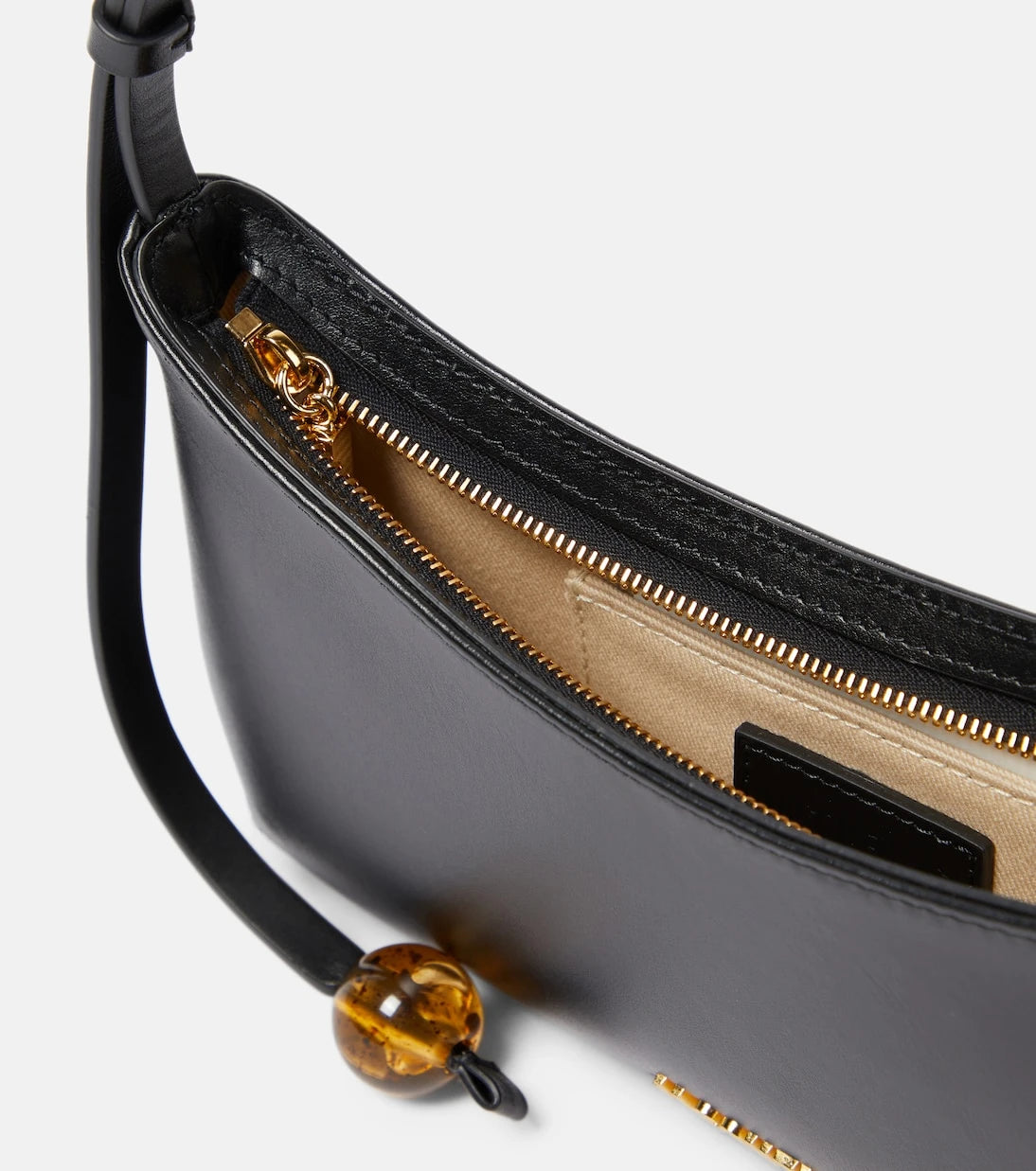 Jacquemus - Le Bisou Perle Small leather shoulder bag