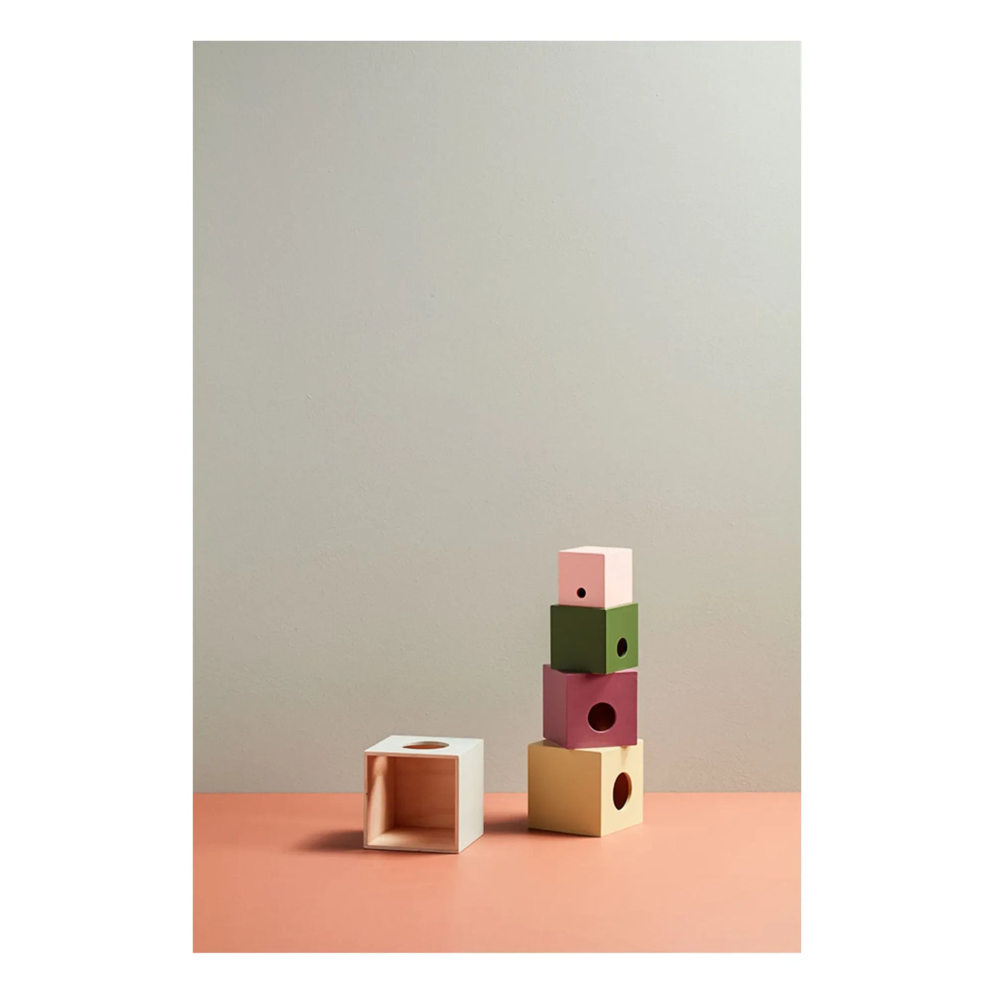 Kid's Concept - Edvin Wooden Stacking Cubes