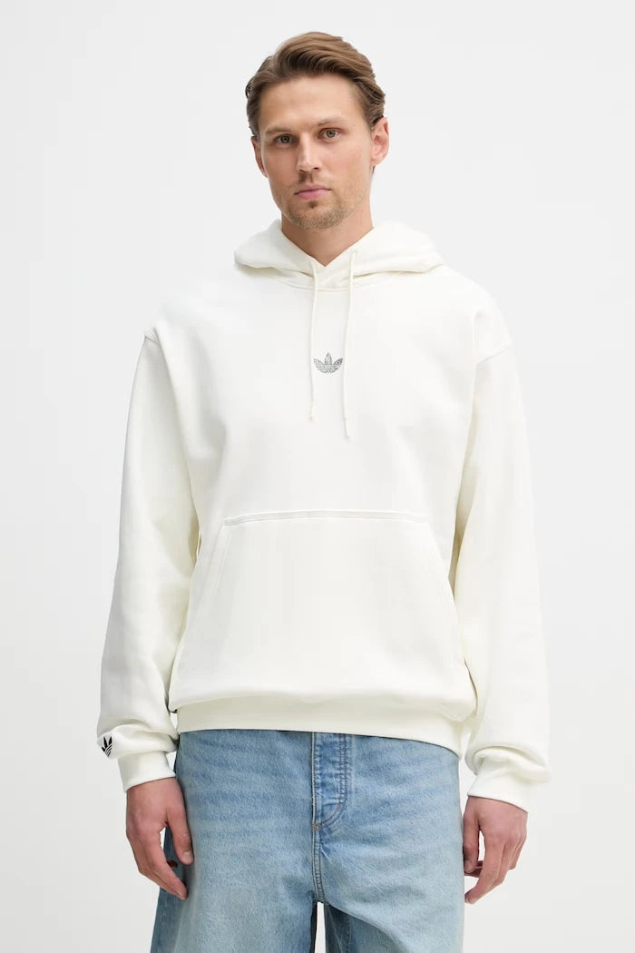 adidas Originals erkek pamuklu kapüşonlu sweatshirt