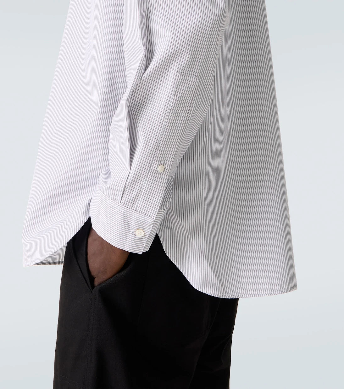 Studio Nicholson - x Aaron Levine Nick striped cotton shirt
