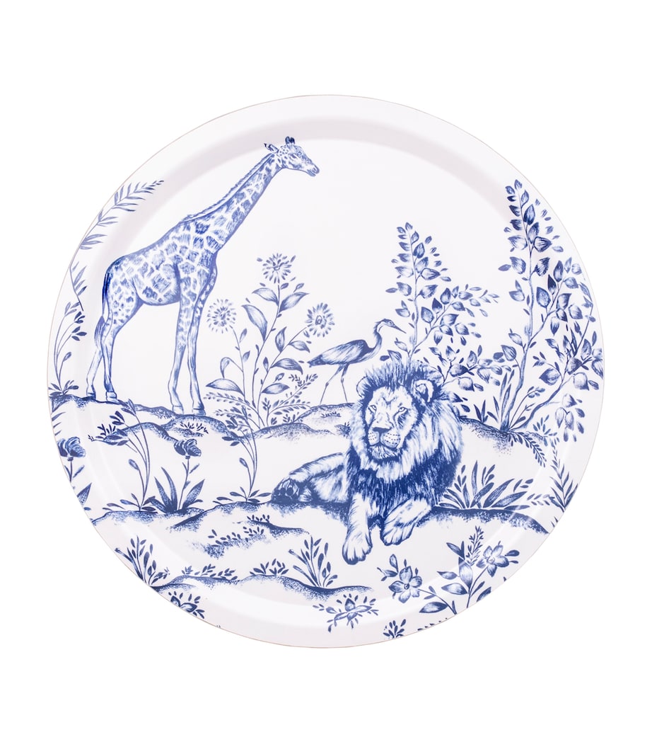 Halcyon Days x Nina Campbell Serengeti Tray (39cm)