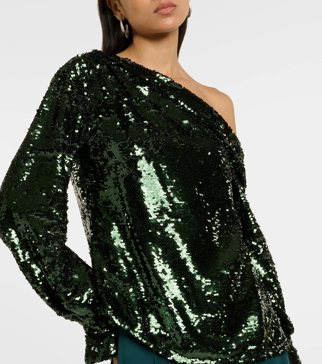 Simkhai - Alice sequined one-shoulder top