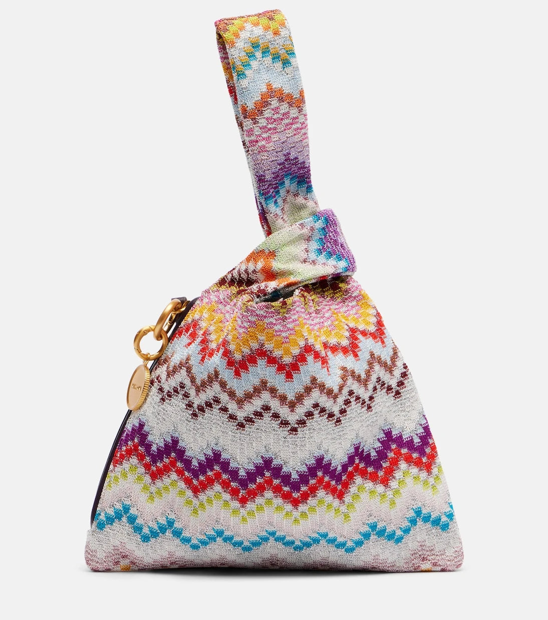 Missoni - Zigzag Small jacquard top-handle bag