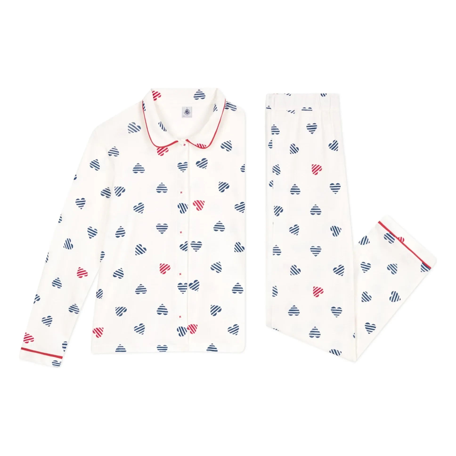 Petit Bateau - Britany organic cotton pyjamas | White
