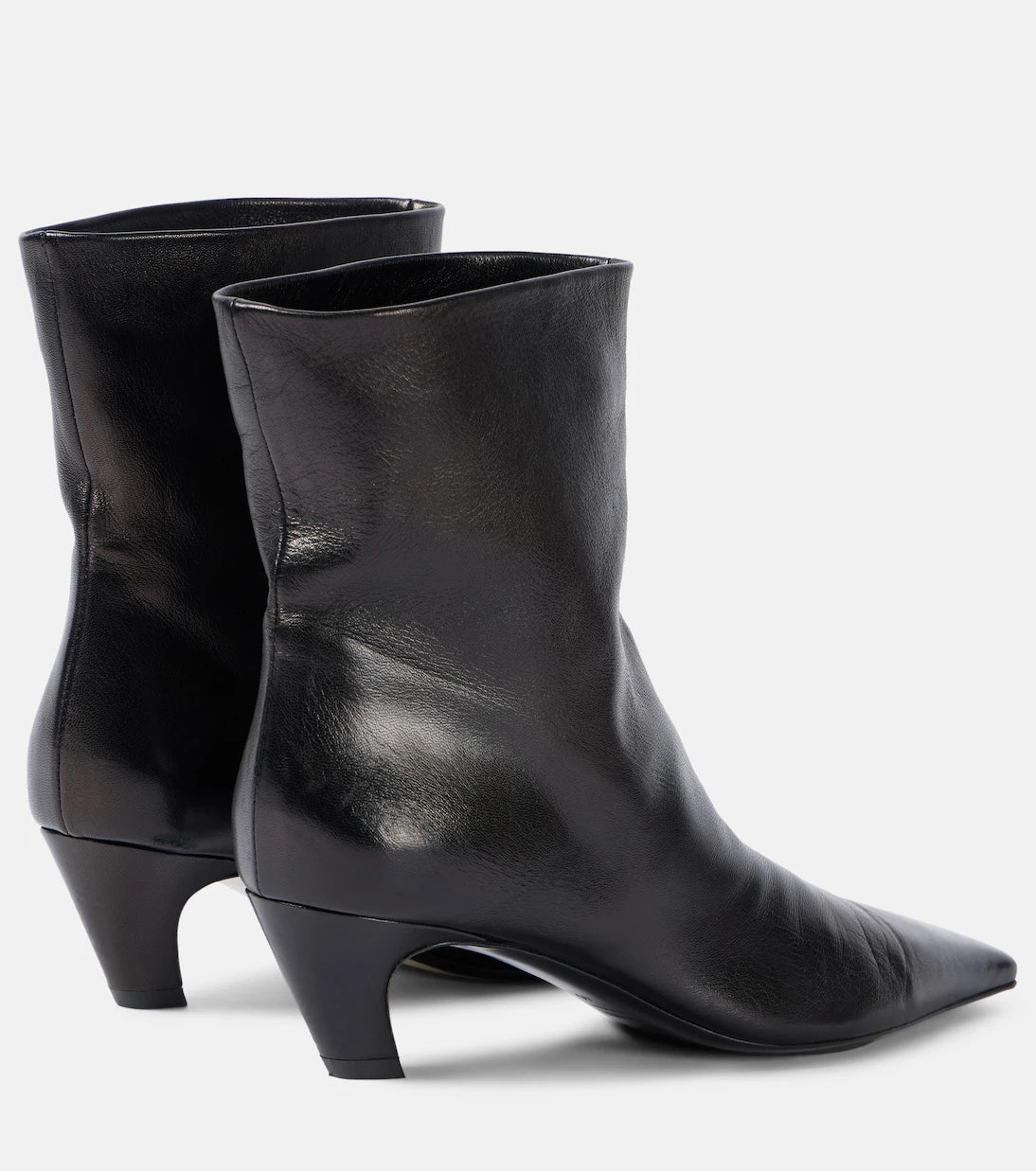 Khaite - Arizona leather ankle boots
