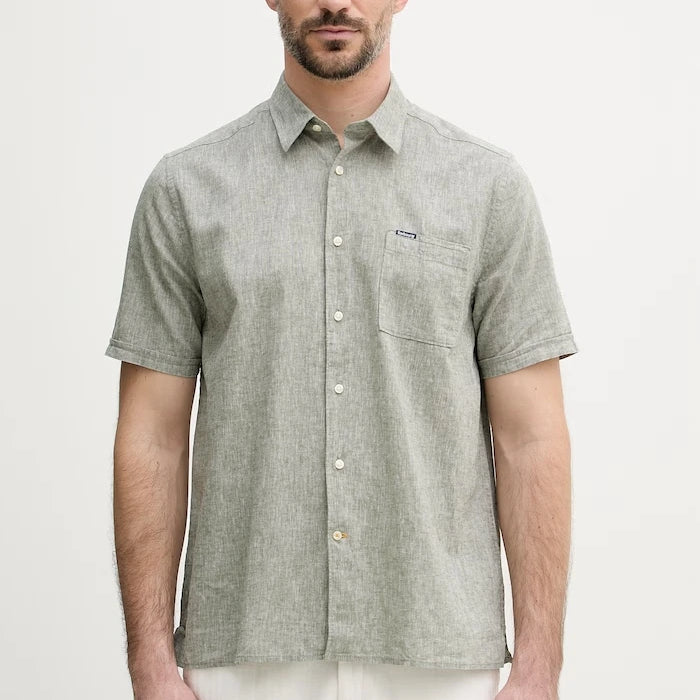 Barbour риза мъжка с лен Shirt Dept - Summer