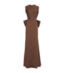 Brown Charmeuse Bow Gown