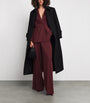 Max Mara Red Draped Blazer