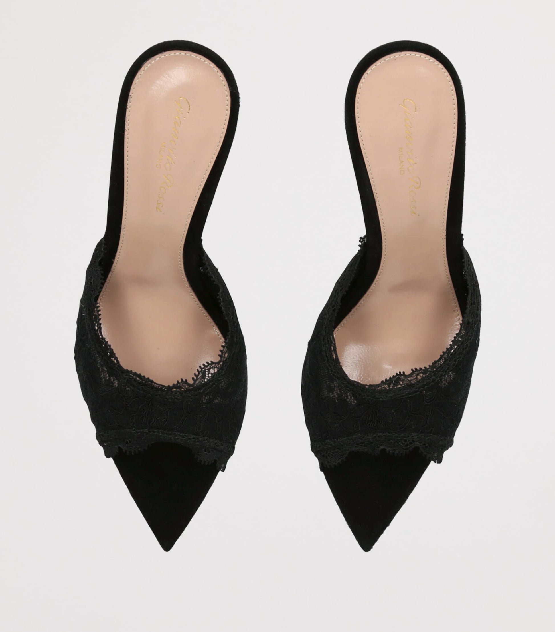 Lace Claudia Mules 85